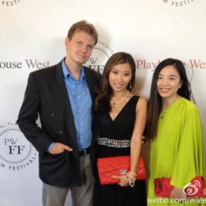 Ellis, Laurent and Jia at Playhouse West Film Festival