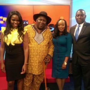 On the Citizen TV business news talking about the business of acting with TerryAnne Chebet Charles Bukeko and Mike
