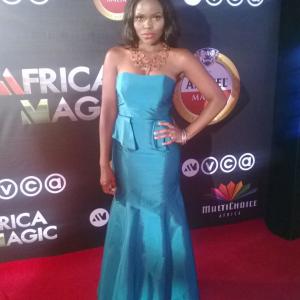 On the red carpet AMVCA 2015 in Lagos