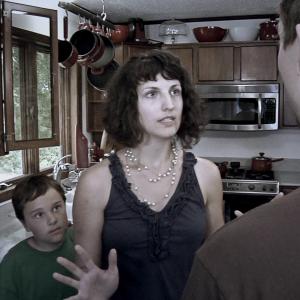 Jason Chausse Tricia Bates and Llian Breen in a scene from The Messenger