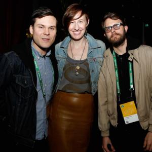 Michael Beach Nichols, Deidre Schoo and Christopher K. Walker at the A&E Documentary Party, Tribeca Film Festival 2013.