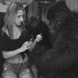 Still of Heather Brinkley and Chris Casteel in Monster Gorilla 2014