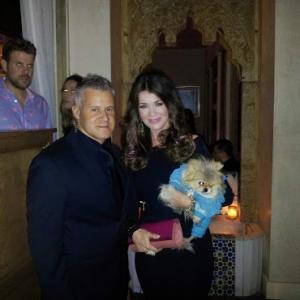Zoltan Kovacs Actor/Producer with Lisa Vanderpump actress at SUR Restaurant in Hollywood