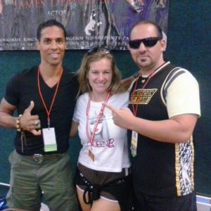 was honored to have the awesome Taimak come by my booth and pose great man
