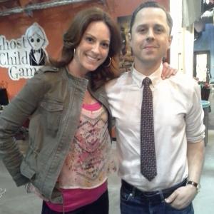 With Giovanni Ribisi on set of DADS