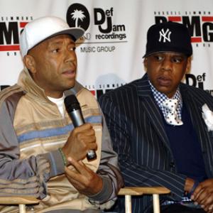 Russell Simmons and Jay Z