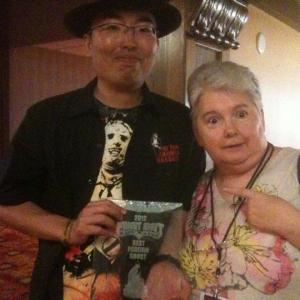 Corman Award Winning Filmmaker Ryota Nakanishi and Fright Night Film Festival/ Fandom Festival Administrator Sandy