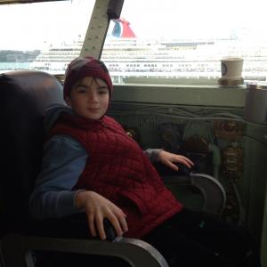 Captains Chair USS Intrepid where greatGrandfather Capt JG Smith sat in 1960s