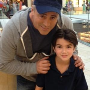 On Episodes set with Matt LeBlanc  awesome guy! and I learned alot on this set