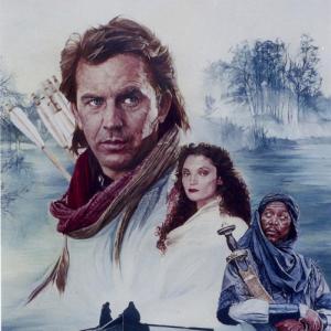Robin Hood, prince of the thieves (movie poster) Hand painted in oil