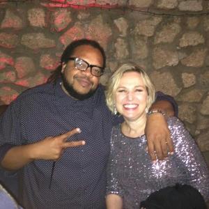 Christine Elliott and Chris Robinson at the Real Husbands of Hollywood Wrap party December 21st 2014
