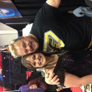 HorrorHound Cincinnati 2014 Me with Shane Douglas from ECW