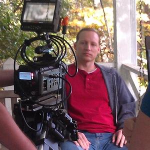 Scott on set of 2012 Natl Film Challenge w/ Dir. Joshua McKague & Whisper Productions