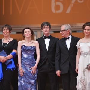 Paul Laverty, Ken Loach, Rebecca O'Brien, Barry Ward, Simone Kirby and Aisling Franciosi at event of Jimmy's Hall (2014)