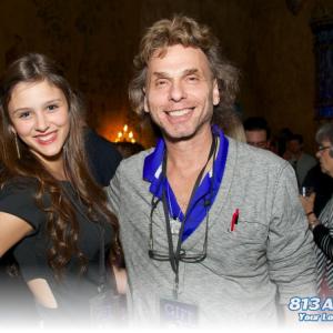 Keith Schwabinger at GIFF, Tampa Film Festival with actress/ballerina Leah Denisco