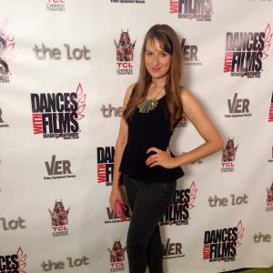 Sarah J Eagen at the Dances With Films 18 opening party in Hollywood on May 28 2015