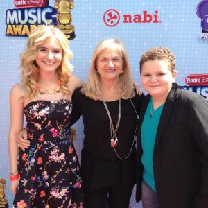 Radio Disney Music Awards Red Carpet Cade Sutton with Camryn Sutton and Cinda Snow