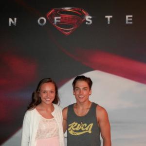 Alexa with Dylan Sprayberry aka Young Superman Man of Steel  June 2013