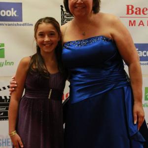 Candy J. Beard with actress Morgan Danielle McKervey at the Vanished red carpet film premiere on 09.13.14