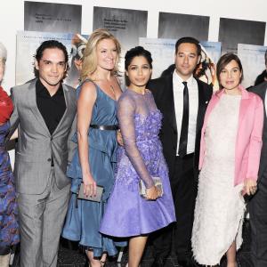 Pippa Cross Tucker Tooley Richard Raymond Reece Ritchie Freida Pinto Sarah Arison and Fabiola Beracasa at event of Desert Dancer 2014