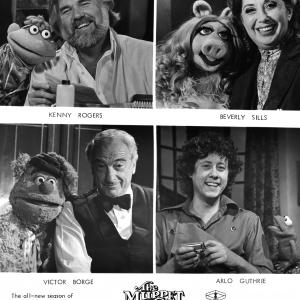 Still of Mark Hamill Frank Oz Victor Borge Arlo Guthrie Kenny Rogers and Beverly Sills in The Muppet Show 1976