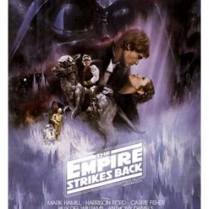 Harrison Ford Carrie Fisher and Mark Hamill in Zvaigzdziu karai Imperija kontratakuoja 1980