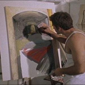 Louis (Chris Devlin) painting