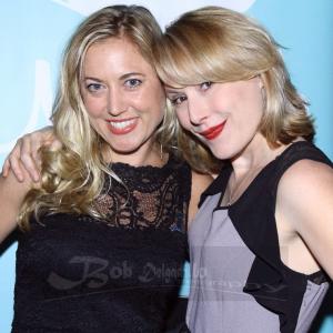 Actresses Eve Danzeisen and Meredith Thomas arrive at The Silver Screen PR Launch Party sponsored by The Nestdrop Alcohol Delivery App Hollywood CA May23 2014