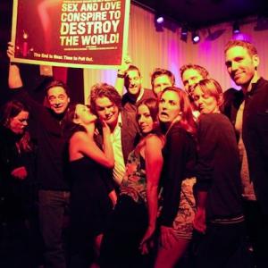 Michael and the cast at the Los Angeles Premiere of MyDamnChannels Sex and Love Conspire to Destroy the World