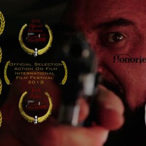 Richard O Ryan as Jonathan Stanley in Honorless a screen shot from Honorless for which he won Best Actor at Twisted Tails Film Festival 2013