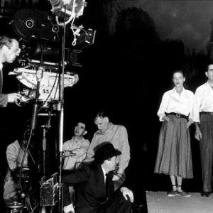 Key Largo Director John Houston Lauren Bacall and Humphrey Bogart 1948 Warner Bros