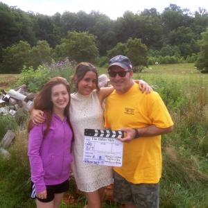 The Other Side LR Michelle Coben Danielle Lozeau and 2nd Asst Camera Troy Bogdan