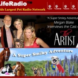 Super Smiley has his own Radio Show on Pet LIfe Radio, the largest Pet Radio Network in the World! A Super Smiley Adventure hosed by Megan Blake and Super Smiley!