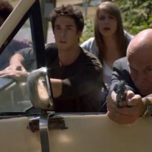 Madison Smith and Corbin Bernsen in Psych Series Finale The Break Up