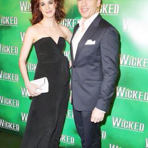 WICKED Sydney Opening Night  Shannon Ashlyn attends with Michael Falzon