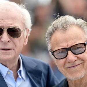 Harvey Keitel and Michael Caine at event of Jaunyste (2015)