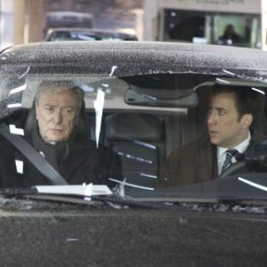 Still of Nicolas Cage and Michael Caine in The Weather Man 2005
