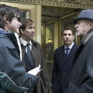 Still of Nicolas Cage and Michael Caine in The Weather Man 2005