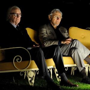 Still of Harvey Keitel and Michael Caine in Jaunyste (2015)