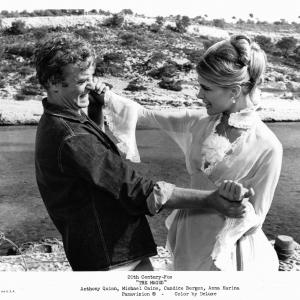 Still of Candice Bergen and Michael Caine in The Magus 1968