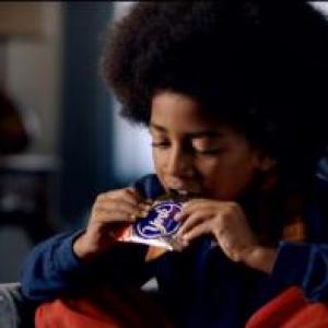 Miles appears in International Delight's Peppermint York commercial.
