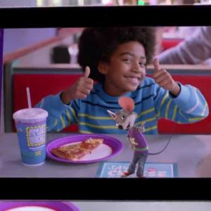 Miles Brown is featured in Chuck E Cheeses new SAY CHEESE app commercial