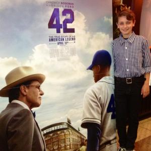 Henry at the 42 premiere