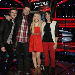 Still of Michelle Chamuel and Danielle Bradbery in The Voice (2011)