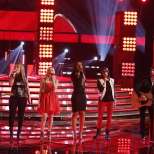 Still of Michelle Chamuel Amber Carrington and Danielle Bradbery in The Voice 2011