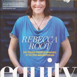 Equity Journal Summer 2015 edition: Rebecca Root, cover feature.