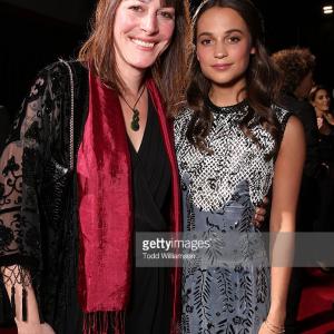 With Alicia Vikander at the LA Premiere of The Danish Girl 21 Nov 2015