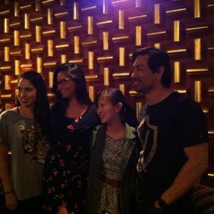 Rachel Colwell, Sera-Lys McArthur, Doralynn Mui and James Tsai at event of Skye and Chang