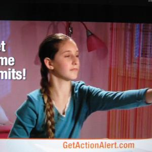 Carina in Action Alert Commercial