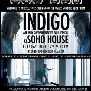 Indigo screens at Soho House, West Hollywood, Los Angeles. Paul Jerndal presented the film in front of the film and music industry in LA.